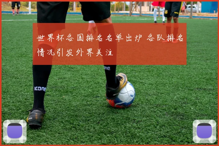 世界杯各国排名名单出炉 各队排名情况引发外界关注