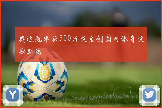 奥运冠军获500万奖金创国内体育奖励新高